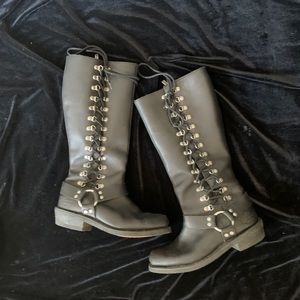 Harley Davidson Lace Up Tall Riding boots